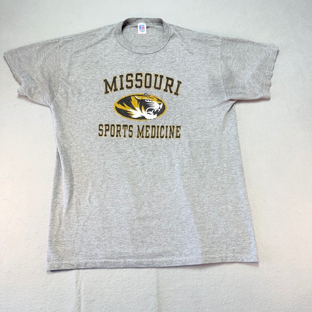 Russell‎ Athletic Missouri Tigers Sports Medicine T-Shirt Gray Large